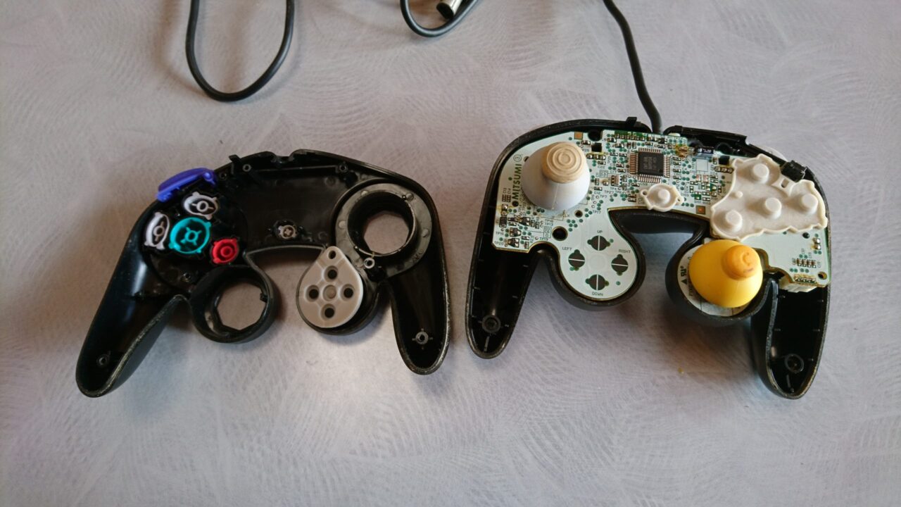 動作確認内部洗浄スティック交換済み　ゲームキューブ　コントローラー　5個セット DSC_9535-scaled.jpg